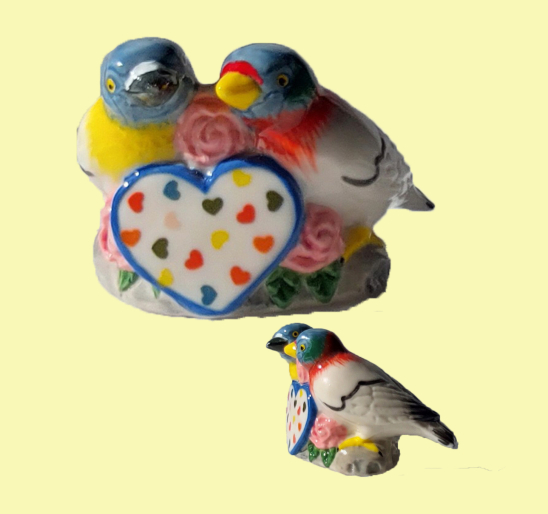 CHIM TÌNH NHÂN TRÁI TIM XANH